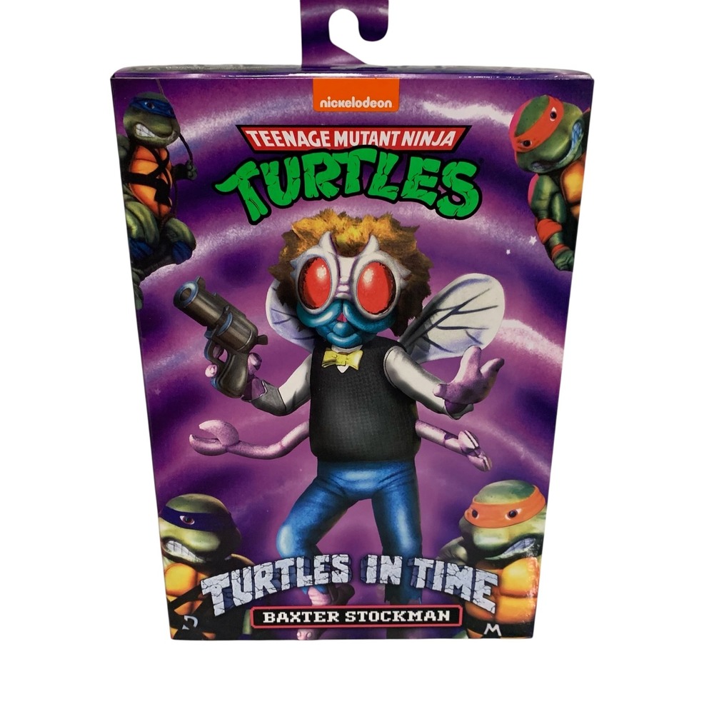 Neca TMNT Teenage Mutant Ninja Turtles in Time Baxter Stockman Figure NIB New - Picture 2 of 9